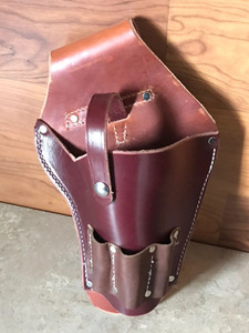 Funda de cuero resistente para taladro, soporte profesional para herramientas eléctricas, bolsa para taladro inalámbrico, para construcción, electricistas, personalizada, en venta - Product Image 3