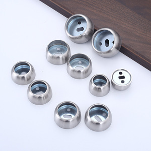 Universal Thickened Round Flange Seat Stainless Steel <b>Clothes</b> <b>Racks</b> Hanging Rods Accessories Easy Fixing Garment Hooks - Product Image 3