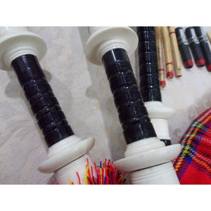 Gaitas de Flandes Escocesas Artesanales de Madera para Banda de Marcha, Modelo Completo de Tamaño Estándar en Madera de Palisandro - Product Image 4