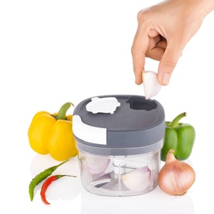 Processore per aglio a cipolla e aglio a mano pratico Mini Cutter da cucina resistente per uso portatile - Product Image 2