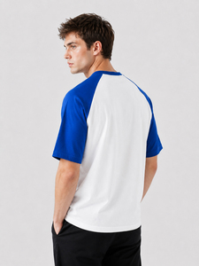 เสื้อยืดแขนสั้นทรงแร็กแลนผู้ชาย ผ้าเจอร์ซีย์คอตตอน คอกลม สไตล์ลำลอง พิมพ์ลายด้านหน้าได้ตามต้องการ เสื้อผ้ากีฬาผู้ชาย - Product Image 4