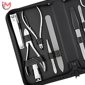 High Quality 3 in 1 Durable Adult Grooming Kits Nail Care Kit Scissors Metal Case Manicure <b>Pedicure</b> <b>Set</b> Perfect Gift <b>Set</b> - Product Image 5