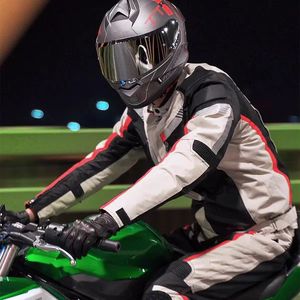 Traje de Motocicleta de Cuero para Hombre con Armadura Protectora con Certificación CE, Diseño Aerodinámico con Ventilación y Durabilidad - Product Image 3