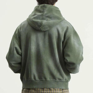 Sudadera con Capucha para Hombre, Estilo Acid Wash, Oversize, Personalizable, Streetwear Vintage, Felpa Francesa - Product Image 4