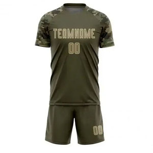 ชุดฟุตบอลทีมใหม่ ระบายอากาศได้ดี ผลิตจากโรงงาน ออกแบบ OEM สำหรับขายออนไลน์ - Product Image 1