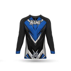 Maillot de course personnalisé pour moto, VTT, motocross, coupe-vent, manches longues, impression par sublimation - Product Image 2