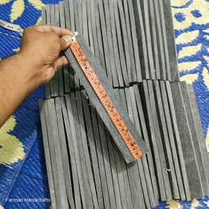 Écailles de corne de buffle noire véritable élégante pour manche de couteau, épaisseur 8-12 mm, matériau de qualité supérieure, fait main, écologique, FARMAN - Product Image 6