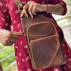 กระเป๋าเดินทางสะพายไหล่หนังแท้ใช้ได้ทั้งชายและหญิงมีสไตล์ใหม่ขายดีกระเป๋าเงินอเนกประสงค์กระเป๋าคาดอกที่มีประโยชน์คุณภาพสูง - Product Image 3