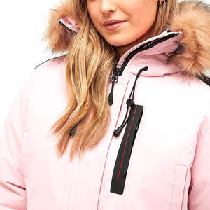 Premium Women Short <b>Cropped</b> <b>Puffer</b> <b>Jacket</b> Stand Eco-Friendly Quick Dry Custom Lightweight Winter Fashion Outerwear OEM ODM - Product Image 3