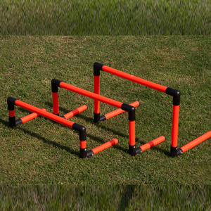 Vallas Deportivas Portátiles de PVC, Barras de Obstáculos para Entrenamiento de Agilidad, Saltos para Prácticas de Campo - Product Image 2