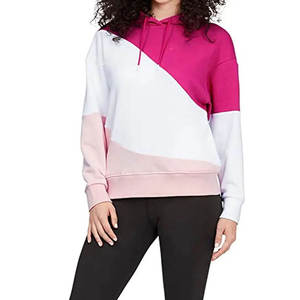 Sudaderas con Capucha Ajustadas de Alta Calidad para Mujer, Diseño Personalizado, 100% Algodón Transpirable, Color Rosa Blanco Invernal - Product Image 3