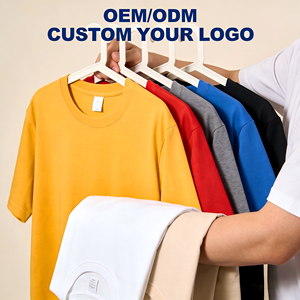 เสื้อยืดคอกลมแขนสั้นทรงปกติสำหรับผู้ชาย ผ้าเจอร์ซีย์เนื้อแน่น 240 กรัม พิมพ์ลายด้านหน้าแบบพัฟ รับผลิตแบบ OEM ODM พร้อมสกรีนโลโก้ตามสั่ง - Product Image 3