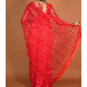 ชุดราตรีสวยชุดลายรุ้งและงานผ้าส่าหรีสำหรับงานปาร์ตี้ - Product Image 1