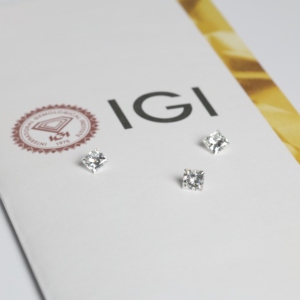 0.70 Ct E Color VVS2 Clarity Square Diamond Synthetic Diamond LGD CVD IGI Approved for Ring Making Factory Direct Diamond - Product Image 4