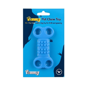 Jouet à mâcher pour chien Yommy Pet, 12 cm, en caoutchouc, quatre trous, pour la dentition et le grignotage - Product Image 2