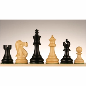 Jeu d'échecs en bois artisanal de style Mid-Century Modern, pièces de luxe minimalistes de style Staunton, jeux de société professionnels - Product Image 5