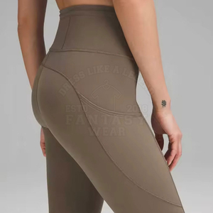 Women's Fitness Yoga <b>Leggings</b> Custom Sublimation Printing Mid Eco-Friendly Quick Dry Breathable <b>Flared</b> Leg Customizable High - Product Image 2