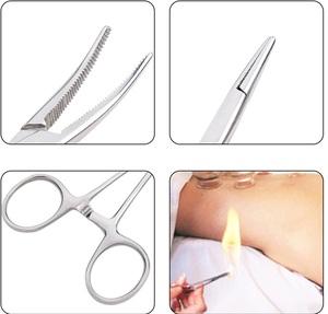 Pinzas de Acero Inoxidable Maclura para Limpiar Oídos de Perros y Gatos, con Puntas Rectas y Curvas, Herramienta Hemostática para el Cuidado de Mascotas - Product Image 4