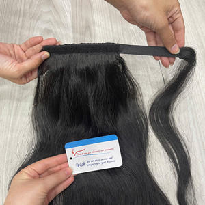 Extensions de cheveux naturels vietnamiens tendance : Queue de cheval en cheveux bruts vietnamiens - Product Image 3