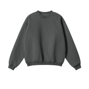 Proveedor de Sudaderas para Hombre con MOQ Bajo, Sudadera Sólida de Algodón Grueso para Hombre al por Mayor con Dobladillo Acanalado - Product Image 3