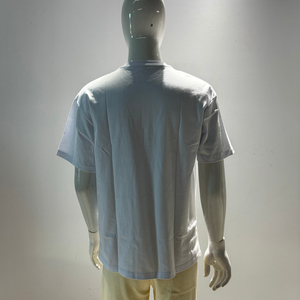 Camiseta de Hombre con Cuello en V, 100% Algodón Ecológico, Transpirable, Anti-Pilling, de Secado Rápido, Estilo Wasteland, Lavada, Oversize, Manga Corta - Product Image 2