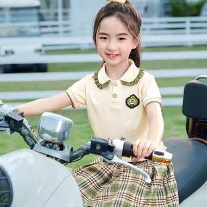 เสื้อยูนิฟอร์มนักเรียนสั่งทำขายส่ง คุณภาพสูง สำหรับฤดูร้อน โรงเรียนอนุบาล ประถมศึกษา มัธยมศึกษา - Product Image 4