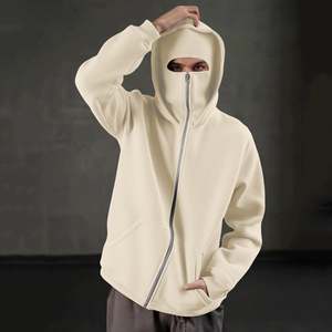 Sudadera con capucha doble extragrande personalizada, de algodón 100% grueso, estilo urbano, para hombre, de alta calidad, premium, OEM. - Product Image 6