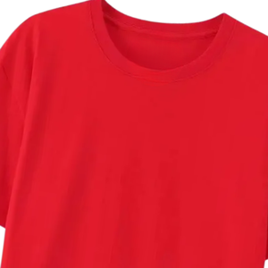 Camiseta de algodón de manga corta con cuello redondo informal para hombre, ligera, transpirable, de corte regular, básica - Product Image 6