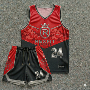 Conjunto de Uniforme de Baloncesto Ligero, Jersey y Pantalones Cortos Personalizados con Impresión, Uniforme Transpirable para Entrenamiento de Fútbol, Ropa Deportiva OEM - Product Image 5