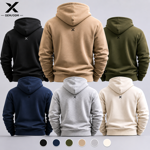 Sudaderas con Capucha para Hombre X Sports City, 100% Algodón, Felpa Francesa, Color Liso, Estilo Casual para Otoño, ODM OEM, Corte Regular - Product Image 2