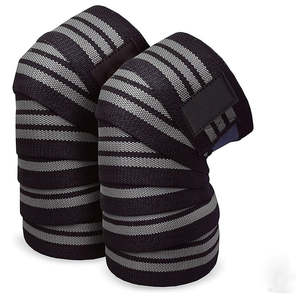 Bandes de genou en néoprène pour la musculation et le powerlifting avec protection professionnelle, design respirant, personnalisables OEM - Product Image 1