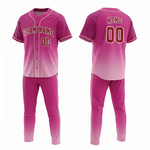 Uniforme de Béisbol Personalizado al por Mayor con Pantalones, Ropa Deportiva Sublimada para Equipos - Product Image 1