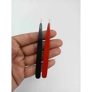 Pinzas Profesionales de Acero Inoxidable de Primera Calidad con Punta Suave de Precisión para Extensiones de Pestañas, para Artistas y Entrenadores - Product Image 1