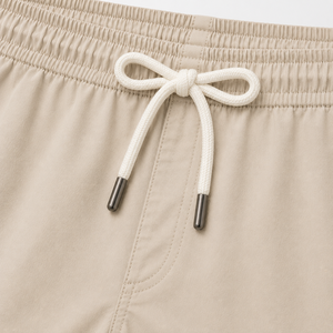 New Arrival Custom Men's Summer Beach Shorts Lightweight Quick Dry Breathable Casual <b>Elastic</b> Waist Eco-Friendly Polyester/Cotton - Product Image 5