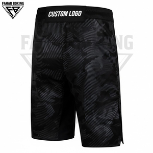 กางเกงชก MMA แบบพิมพ์ลายซับลิเมชั่น น้ำหนักเบา ประสิทธิภาพสูง รับผลิตแบบ OEM ODM พร้อมสกรีนโลโก้ตามสั่ง ผลิตจากโพลีเอสเตอร์ 100% สำหรับชุดศิลปะการต่อสู้ - Product Image 2