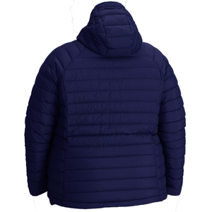 <b>Men's</b> <b>Black</b> Hooded Puffer Jacket Windproof polyester wadding Casual Winter Wear Regular Fit Polyester Material <b>men</b> bubble coat - Product Image 5