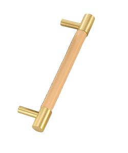 มือจับประตูหนังวัวแท้ขัดเงา กันน้ำ งานแฮนด์เมด ดีไซน์หรูหรา สไตล์รัก สำหรับตู้เฟอร์นิเจอร์ครัว - Product Image 4