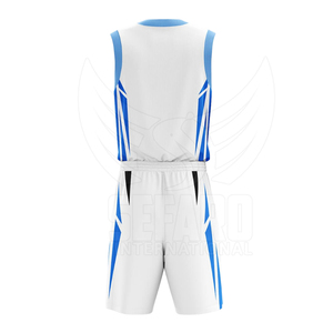 Dernier design d'uniforme de basket-ball réversible pour jeunes, fabriqué au Pakistan, uniforme de basket-ball réversible - Product Image 4