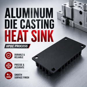 Disipador de Calor de Aluminio Fundido a Presión, Proceso HPDC - Product Image 2