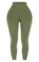 Leggings de yoga scrunch personnalisés pour femmes grandes tailles, effet push-up fessier, pour fitness et entraînement, en coton et bambou, taille mi-haute, décontractés, vente en gros