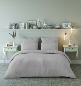 Ensemble de draps blancs mats modernes et minimalistes – Collection de literie en coton premium, douce et respirante - Product Image 1