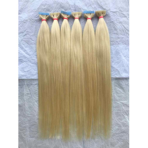 ผู้ผลิตจากอินเดีย ผมแท้คุณภาพเยี่ยม สีธรรมชาติ เบอร์ 60 แบบเทป - ผมต่อแบบเทป 100% ผมมนุษย์ดิบ ไม่ผ่านการแปรรูป - Product Image 1