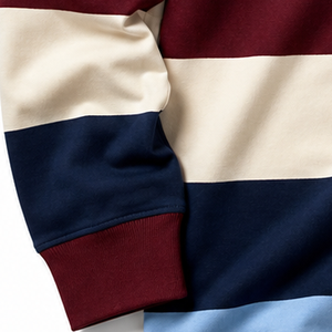 เสื้อรักบี้แขนยาวพรีเมียม ผลิตเสื้อรักบี้ทีมตามสั่ง ผู้ผลิต OEM พิมพ์ลายด้วยความร้อน ปักลาย ระบายอากาศได้ดี มีกระเป๋า - Product Image 6
