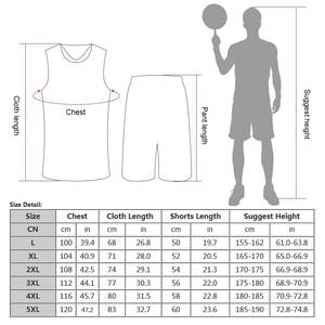 Maillots de basket-ball unisexes personnalisés en gros, haute qualité, 100% polyester respirant, vêtements de sport, uniformes d'équipe, y compris le maillot - Product Image 2