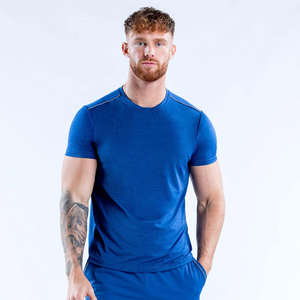 เสื้อยืดออกกำลังกายผู้ชาย รุ่นซัมเมอร์แอตแลนติกแอคทีฟ ดีไซน์ใหม่ น้ำหนักเบา แต่งแถบสะท้อนแสง แขนสั้น ทรงโอเวอร์ไซส์ สำหรับทุกคน - Product Image 1