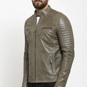 Wholesale Price Hot Selling Winter 2026 New Style High Quality Breathable Leather Jackets for Men OEM Service Customized Front - Product Image 4