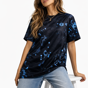 Camisetas de malla transpirable para hombre, estilo moderno, con estampado por sublimación, poliéster, ropa deportiva, logotipo personalizado, fabricante OEM, venta al por mayor de fábrica - Product Image 4