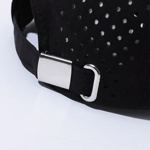 Casquette de sport de mode baseball imperméable 100% coton à 6 panneaux motif à pois avec logo personnalisé unisexe - Product Image 4