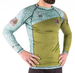 เสื้อรัดกล้ามเนื้อสำหรับผู้ชายปี 2026 สำหรับกีฬาบราซิลเลียนยิวยิตสู แบบสั่งทำพิเศษ พิมพ์ลายแบบ Sublimation เสื้อสำหรับฝึกซ้อม MMA และ Grappling - Product Image 2