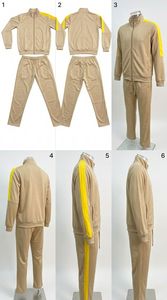 ชุดวอร์มแบบ unisex แขนยาว ซิปด้านหน้า ตัดต่อสีสัน สไตล์ลำลอง ชุดกีฬาฤดูใบไม้ร่วง มีกระเป๋าข้าง ทรงพอดีตัว - Product Image 3
